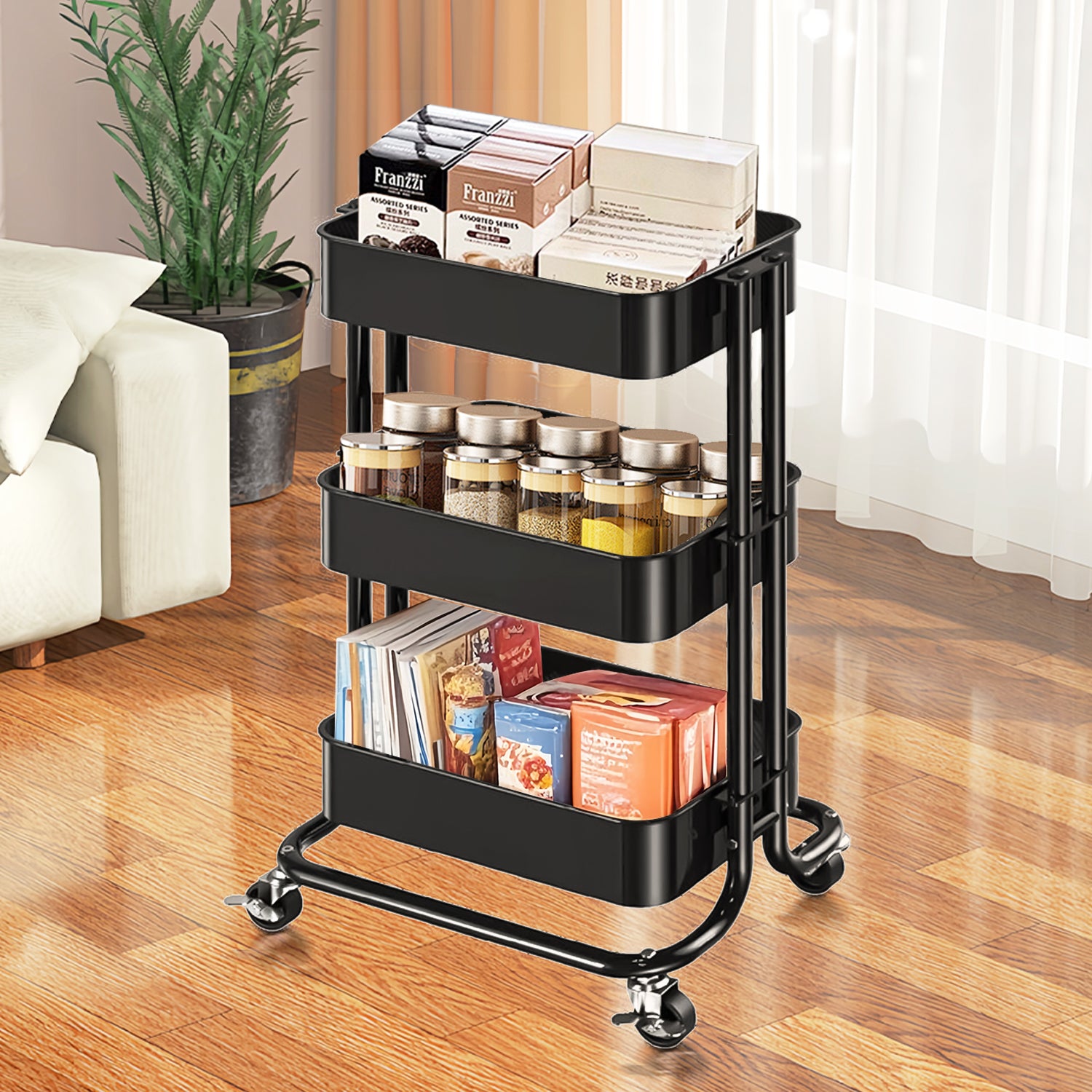 Drofex - Metal Rolling Utility Cart