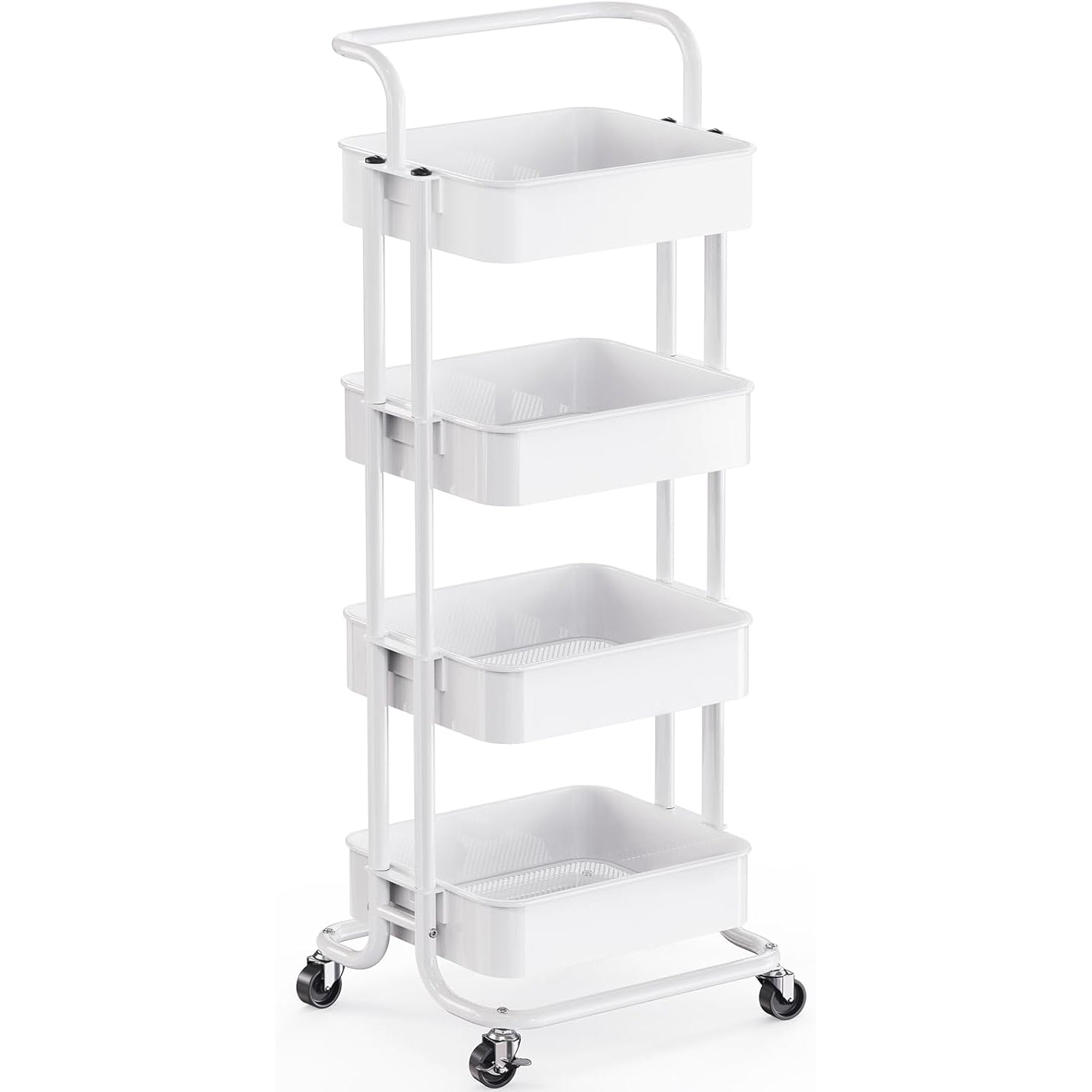 Drofex - Metal Rolling Utility Cart - Drofex