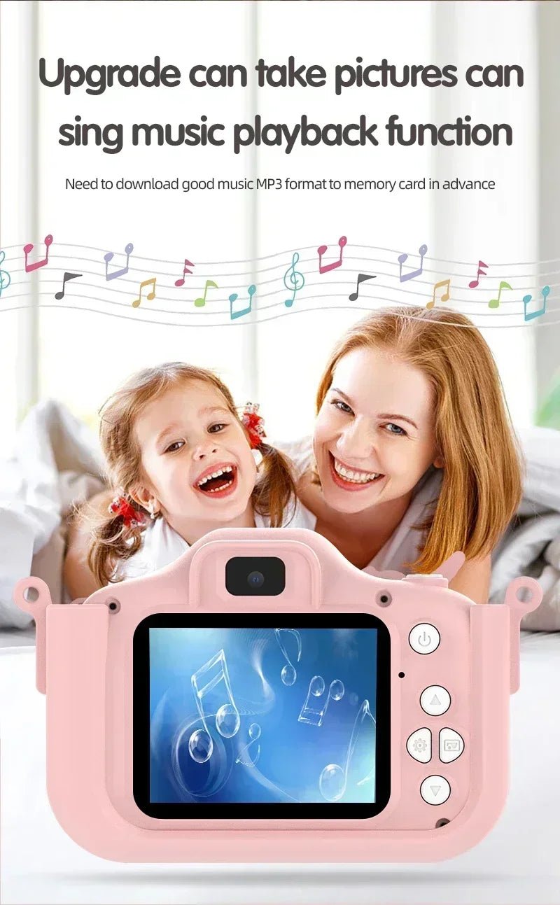 Kids Camera for Toddler Girls Boys Aged 3 - 9, Drofex 40MP Kids Toys Digital Camera 3 4 5 6 7 8 9 Year Old Girls Boys, Children Christmas Birthday Gift for Kids, Green,BLue,Pink - Drofex