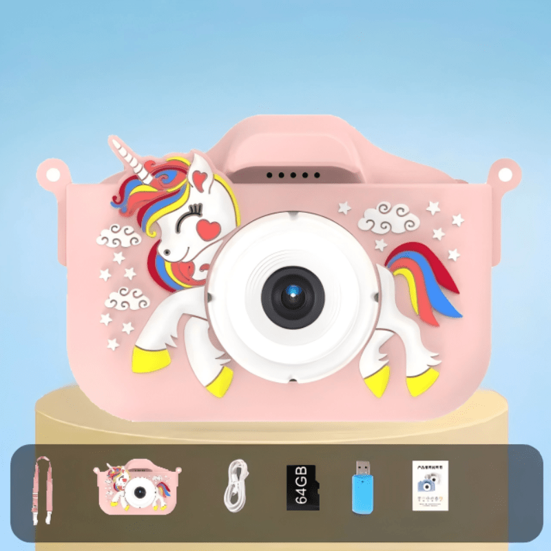 Kids Camera for Toddler Girls Boys Aged 3 - 9, Drofex 40MP Kids Toys Digital Camera 3 4 5 6 7 8 9 Year Old Girls Boys, Children Christmas Birthday Gift for Kids, Green,BLue,Pink - Drofex